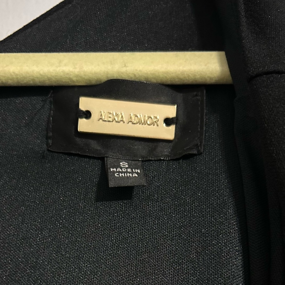 Alexa Admor Black Jumpsuit | Size Small | Minimalist Elegant Wide Leg - Picture 4 of 4